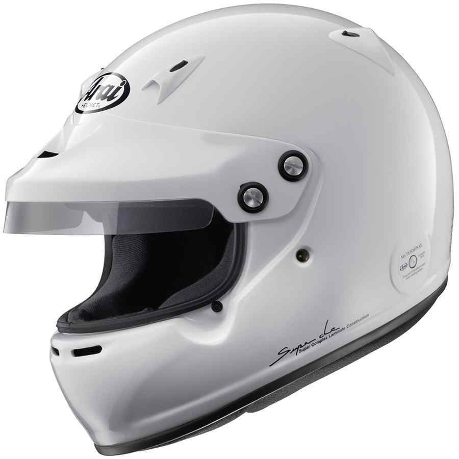Arai autohelm GP 5WP M6 studs met zonnespoiler wit