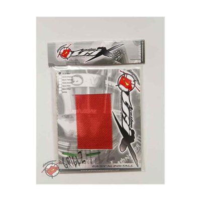 Grillz ventilatierooster voor kart- en autosporthelm kleur neon rood