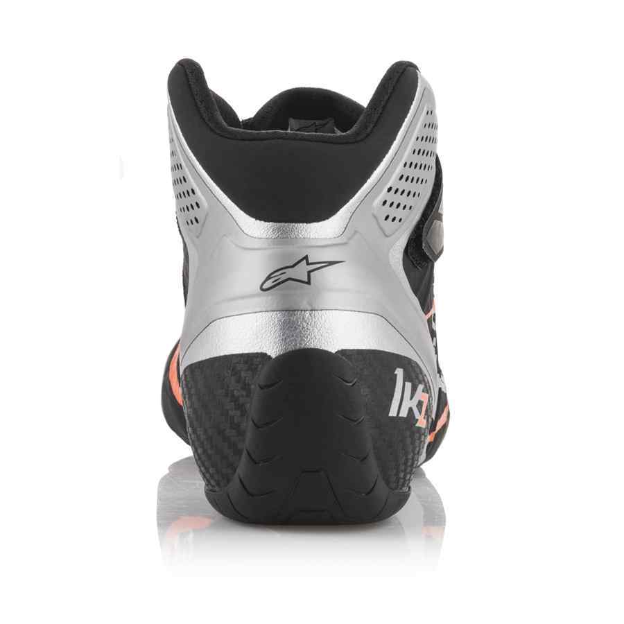 Alpinestars kartingschoen Tech 1 KZ zwart zilver fluo oranje PROMO - Afbeelding 6