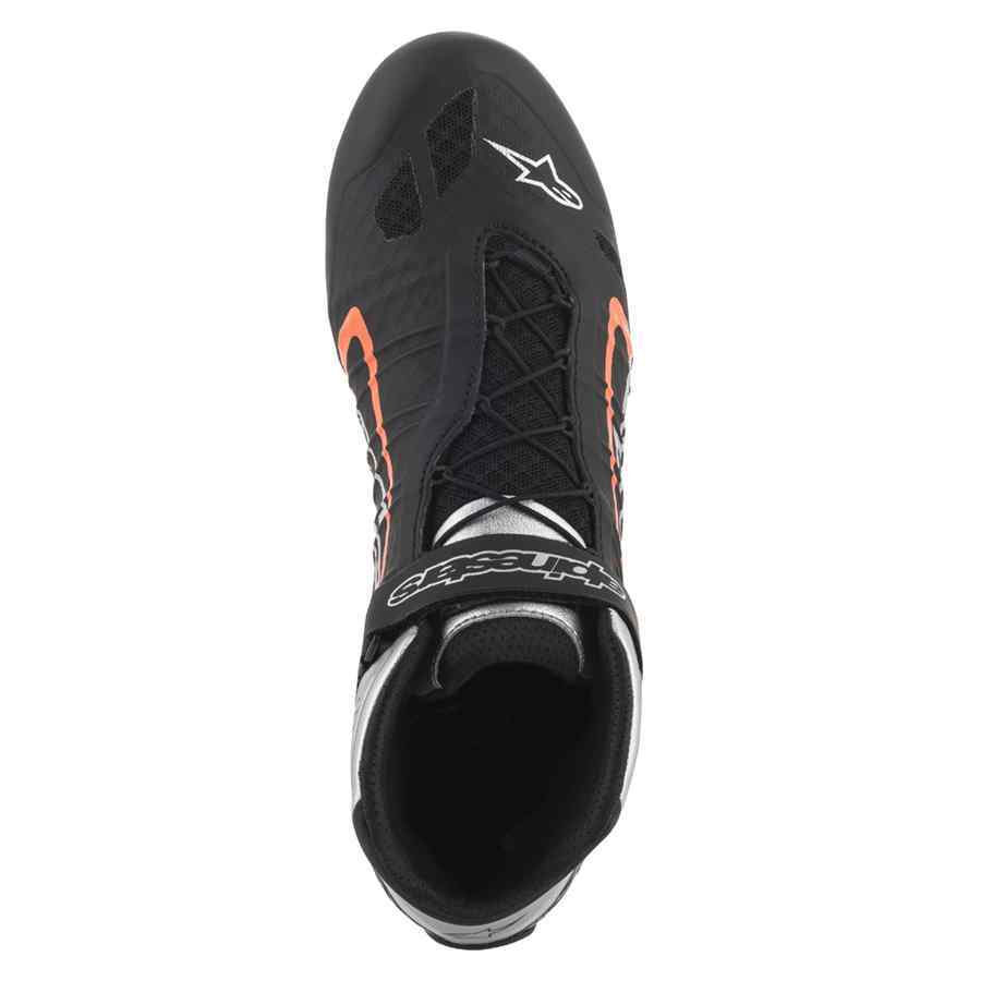 Alpinestars kartingschoen Tech 1 KZ zwart zilver fluo oranje PROMO - Afbeelding 5