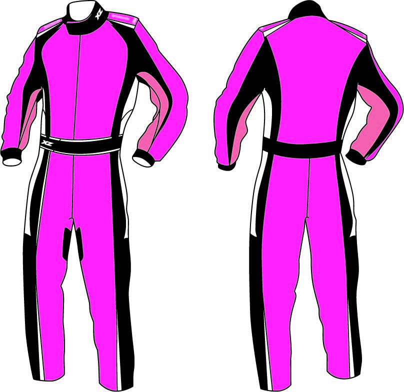 X'Zuit overall voor kartsport CIK-FIA homologatie patroon 4