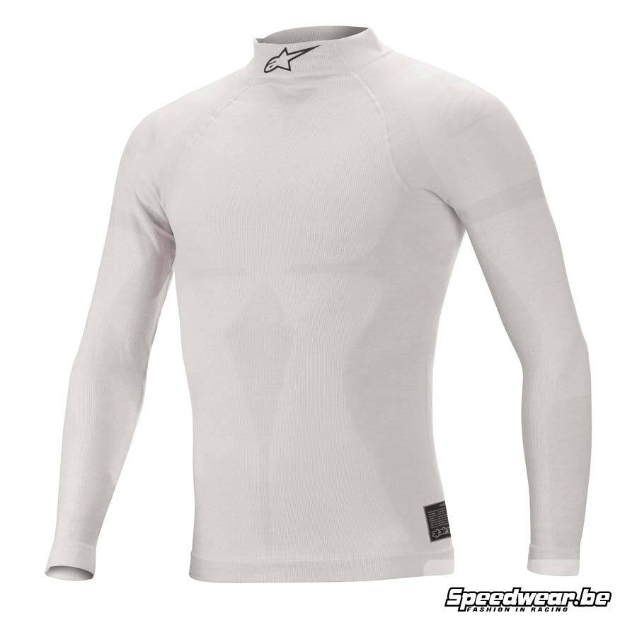 Alpinestars ZX EVO V2 Top Nomex - Wit Grijs