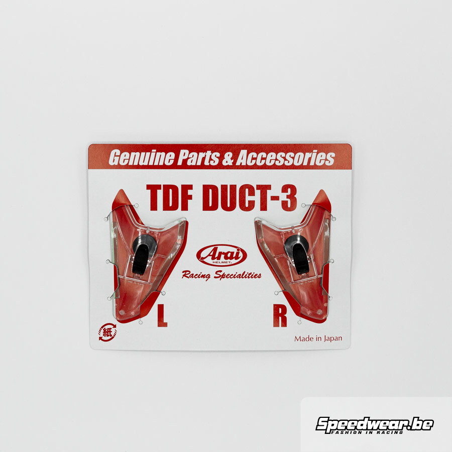 Arai TDF DUCT 3 set GP Clear