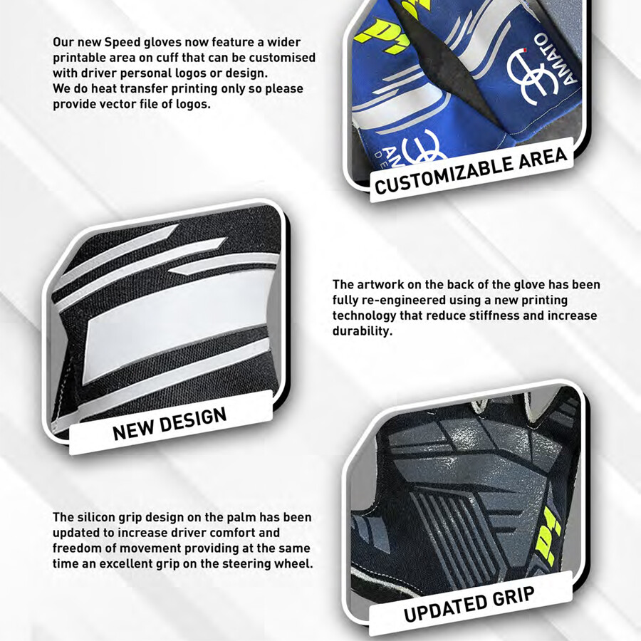 P1 handschoen autosport SPEED * - Afbeelding 2