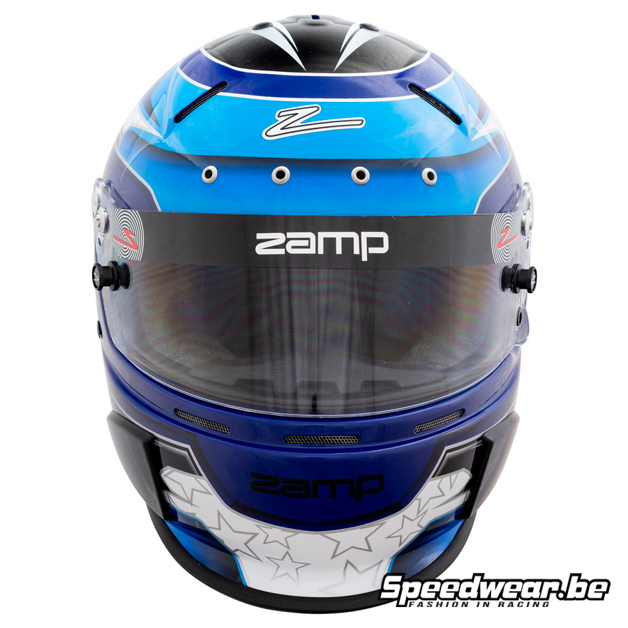 Zamp RZ 70E Switch blauwe Autosport Helm - Afbeelding 3