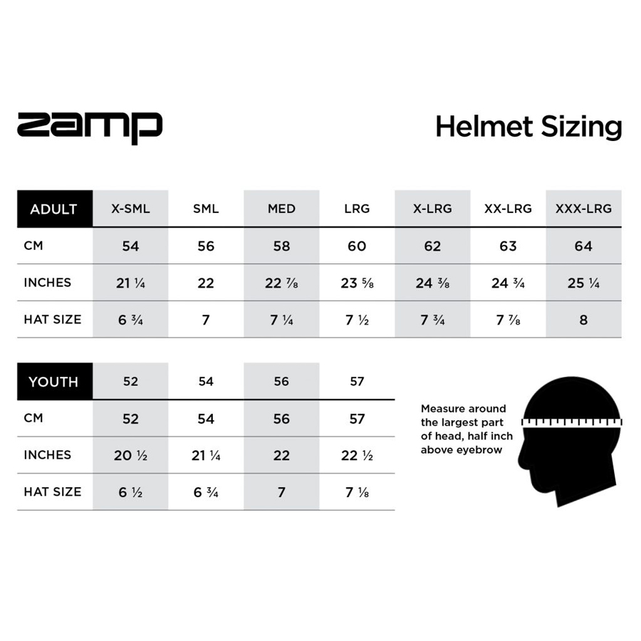 Zamp Kart Helm RZ42 KIDS Oranje Blauw - Afbeelding 2