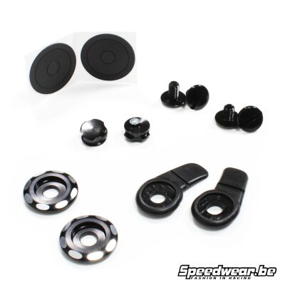 Screwkit Arai OVAL Zwart