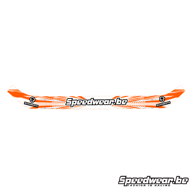 Viziersticker Speedwear x SCHUBERTH
