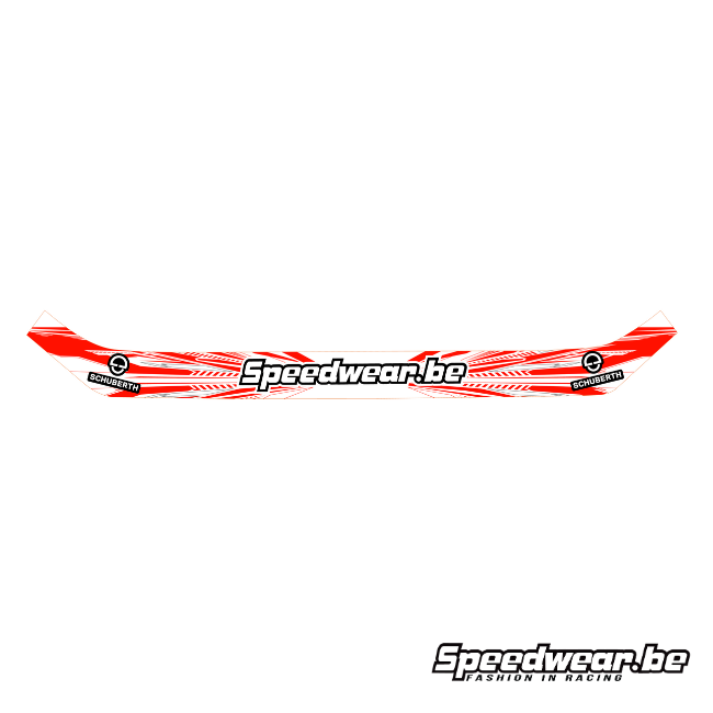 Viziersticker Speedwear x SCHUBERTH