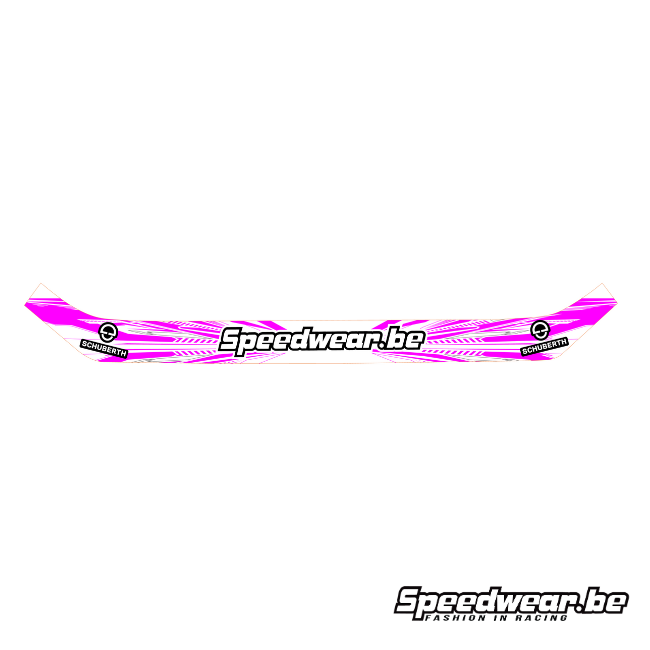 Viziersticker Speedwear x SCHUBERTH