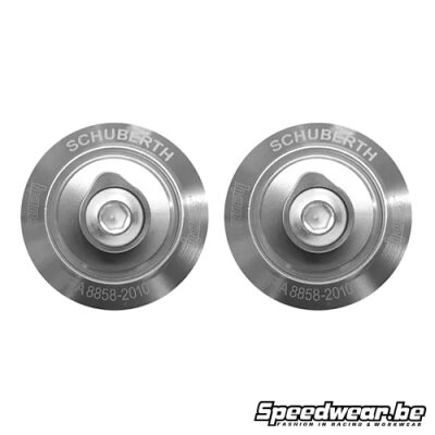 Schuberth FHR Clips - Silver color