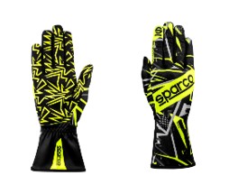 Sparco K-ROOKIE Handschoen Kart Zwart Geel