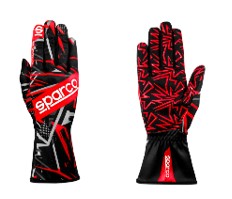 Sparco K-ROOKIE Kartinghandschoen Zwart Rood