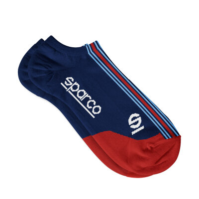 Sparco Sock Martini-R Iconic Rood/Blauw