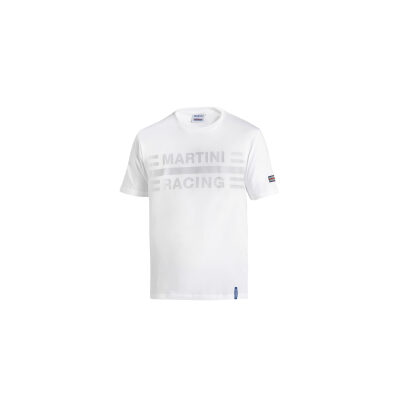 Sparco T-Shirt Big Logo Martini-R Wit 