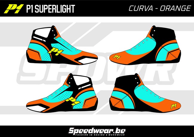 P1 CustomDesign Schoen CURVA Oranje