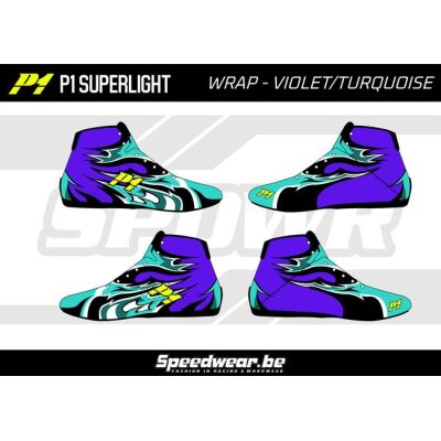 P1 CustomDesign Schoen WRAP Violletturquoise
