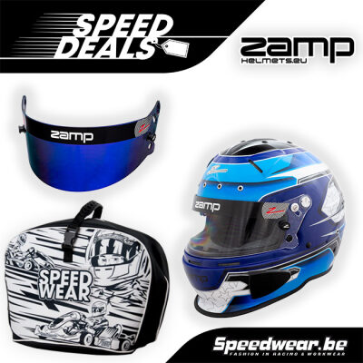 SpeedDeal ZAMP Blauw Helmpakket #2