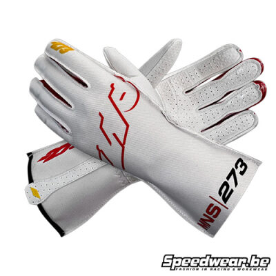 Minus 273 handschoen MNS 1 Wit Rood Zwart Geel