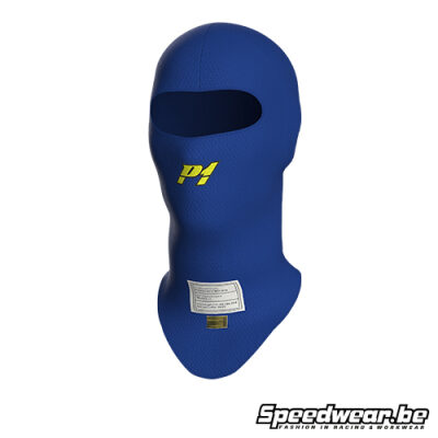 P1 Advanced Racewear X-Flow Helmmuts – FIA-gekeurd – Royal Blue