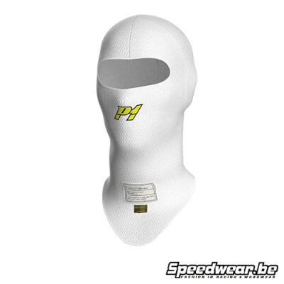 P1 Advanced Racewear X-Flow Balaclava – Wit
